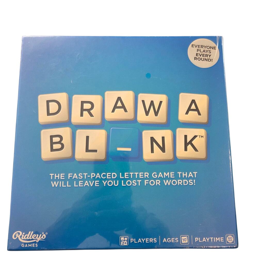 Draw a Blank New Game Ridley's Games Sealed Christmas Gift